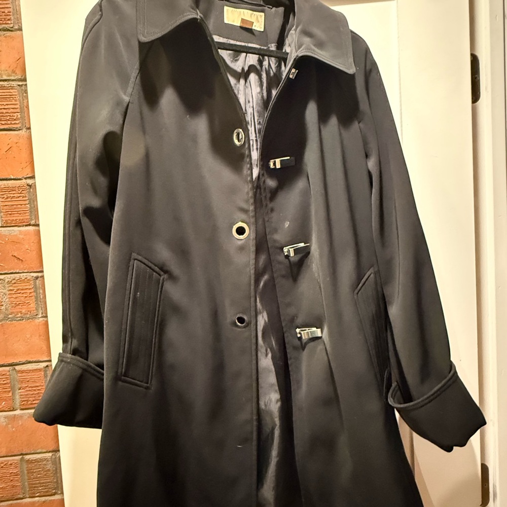 MICHAEL Michael Kors Black Trench Coat